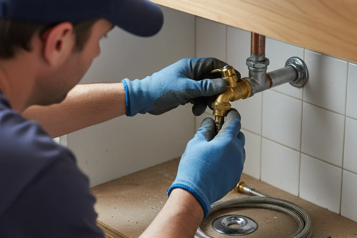 Shutoff valve and fitting work during Emergency Plumbing in Indian Rocks Beach